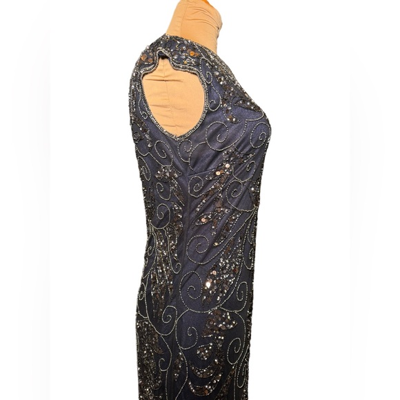 Pisarro Nights navy beaded size 4P - Picture 6 of 12